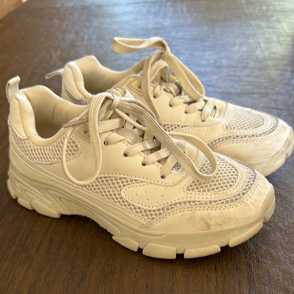 White Athletic Sneakers